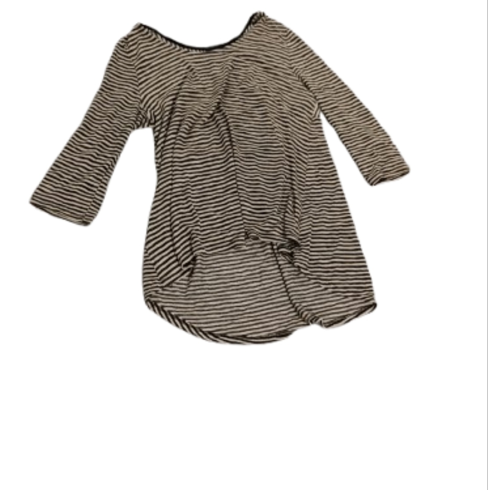 W5 Women's Striped Long Sleeve Tee Tunic Sz  L